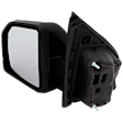 2020 Ford F-150 - Driver and Passenger Side Mirror, Crew or Extended Cab Pickup, Power Adjust, Heated, Textured Black, Manual Folding, In-housing Signal Light, With Blind Spot Glass, No Memory, With Puddle Light, No Auto-Dimming