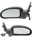 Driver and Passenger Side Mirrors, Power Adjust, Non-Folding, Non-Heated, Textured Black, No Signal Light, No Memory, No Puddle Light, No Auto-Dimming, No Blind Spot Feature