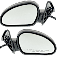 Driver and Passenger Side Mirrors, Power Adjust, Non-Folding, Non-Heated, Textured Black, No Signal Light, No Memory, No Puddle Light, No Auto-Dimming, No Blind Spot Feature