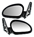 Driver and Passenger Side Mirrors, Manual Adjust, Non-Folding, Non-Heated, Textured Black, No Signal Light, No Memory, No Puddle Light, No Auto-Dimming, No Blind Spot Feature