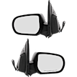 Driver and Passenger Side Mirrors, Power, Manual Folding, Non-Heated, Textured Black, No Signal Light, No Memory, No Puddle Light, No Auto-Dimming, No Blind Spot Feature