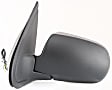 Driver and Passenger Side Mirrors, Power, Manual Folding, Non-Heated, Textured Black, No Signal Light, No Memory, No Puddle Light, No Auto-Dimming, No Blind Spot Feature