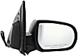 Driver and Passenger Side Mirrors, Power, Manual Folding, Non-Heated, Textured Black, No Signal Light, No Memory, No Puddle Light, No Auto-Dimming, No Blind Spot Feature