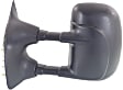 1999-2007 Ford F-250 Super Duty - Driver and Passenger Side Towing Mirrors, Manual Adjust, Manual Folding, Non-Heated, Textured Black, No Signal Light, No Memory, No Puddle Light, No Auto-Dimming