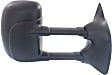 1999-2007 Ford F-250 Super Duty - Driver and Passenger Side Towing Mirrors, Manual Adjust, Manual Folding, Non-Heated, Textured Black, No Signal Light, No Memory, No Puddle Light, No Auto-Dimming