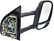 1999-2007 Ford F-250 Super Duty - Driver and Passenger Side Towing Mirrors, Manual Adjust, Manual Folding, Non-Heated, Textured Black, No Signal Light, No Memory, No Puddle Light, No Auto-Dimming