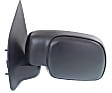 2000-2005 Ford Excursion - Driver and Passenger Side Mirror, Manual Adjust, Non-Heated, Manual Folding, Textured Black, No Signal Light, Without Memory Recall, No Puddle Light, No Auto-Dimming, No Blind Spot Feature
