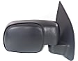 2000-2005 Ford Excursion - Driver and Passenger Side Mirror, Manual Adjust, Non-Heated, Manual Folding, Textured Black, No Signal Light, Without Memory Recall, No Puddle Light, No Auto-Dimming, No Blind Spot Feature