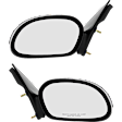 2005 Ford Taurus - Driver and Passenger Side Mirror, Power Adjust, Non-Heated, Textured Black, Non-Folding, No Signal Light, No Blind Spot Feature, Without Memory Recall, No Puddle Light, No Auto-Dimming