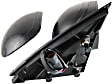 Driver and Passenger Side Mirrors, Power Adjust, Non-Folding, Heated, Textured Black, No Signal Light, No Memory, No Puddle Light, No Auto-Dimming, No Blind Spot Feature