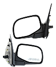 Driver and Passenger Side Mirrors, Power Adjust, Manual Folding, Non-Heated, Textured Black, No Signal Light, No Memory, No Puddle Light, No Auto-Dimming, No Blind Spot Feature