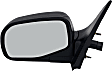 Driver and Passenger Side Mirrors, Power Adjust, Manual Folding, Non-Heated, Textured Black, No Signal Light, No Memory, With Puddle Light, No Auto-Dimming, No Blind Spot Feature