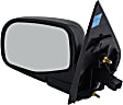 Driver and Passenger Side Mirrors, Power Adjust, Manual Folding, Non-Heated, Textured Black, No Signal Light, No Memory, With Puddle Light, No Auto-Dimming, No Blind Spot Feature