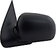 Driver and Passenger Side Mirrors, Power Adjust, Manual Folding, Non-Heated, Textured Black, No Signal Light, No Memory, With Puddle Light, No Auto-Dimming, No Blind Spot Feature
