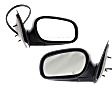 2002-2011 Ford Crown Victoria - Driver and Passenger Side Mirrors, Power, Manual Folding, Heated, Paintable, No Signal Light, No Memory, No Puddle Light, No Auto-Dimming, No Blind Spot Feature