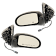 Driver and Passenger Side Mirrors, Power Adjust, Non-Folding, Heated, Textured Black, No Signal Light, No Memory, No Puddle Light, No Auto-Dimming, No Blind Spot Feature