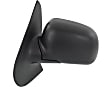 Driver and Passenger Side Mirrors, Manual Adjust, Manual Folding, Non-Heated, Textured Black, No Signal Light, No Memory, No Puddle Light, No Auto-Dimming