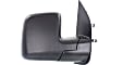 2004 Ford E-150 Base - Driver and Passenger Side Mirror, Manual Adjust, Non-Heated, Textured Black, Manual Folding, No Signal Light, No Blind Spot Feature, Without Memory Recall, No Puddle Light, No Auto-Dimming