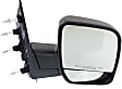 2004 Ford E-150 Base - Driver and Passenger Side Mirror, Manual Adjust, Non-Heated, Textured Black, Manual Folding, No Signal Light, No Blind Spot Feature, Without Memory Recall, No Puddle Light, No Auto-Dimming