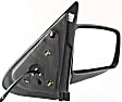 Driver and Passenger Side Mirrors, Non-Towing, Power, Manual Folding, Heated, Paintable, No Signal Light, No Memory, With Puddle Light, No Auto-Dimming, No Blind Spot Feature