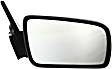 Driver and Passenger Side Mirrors, Power, Non-Folding, Non-Heated, Textured Black, No Signal Light, No Memory, No Puddle Light, No Auto-Dimming, No Blind Spot Feature