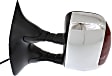 Driver and Passenger Side Towing Mirror, Power Adjust, Manual Folding, Heated, Chrome, In-housing Signal Light, No Memory, No Puddle Light, No Auto-Dimming, With Blind Spot Glass