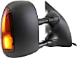 2001 Ford Excursion XLT - Driver and Passenger Side Towing Mirror, Power Adjust, Heated, Textured Black, Manual Folding, In-housing Signal Light, With Blind Spot Glass, No Memory, No Puddle Light, No Auto-Dimming
