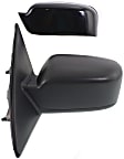 2006-2011 Mercury Milan - Driver and Passenger Side Non-Towing Mirrors, Power, Non-Folding, Heated, With 1 Paintable and 1 Textured Black Cap, No Signal Light, No Memory, With Puddle Light, No Auto-Dimming
