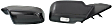 2006-2011 Mercury Milan - Driver and Passenger Side Non-Towing Mirrors, Power, Non-Folding, Heated, With 1 Paintable and 1 Textured Black Cap, No Signal Light, No Memory, With Puddle Light, No Auto-Dimming
