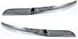 Front, Driver and Passenger Side Bumper Trims, Chrome