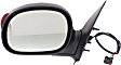 Driver and Passenger Side Mirror, Power Adjust, Non-Heated, Manual Folding, Chrome, In-housing Signal Light, No Memory, No Puddle Light, No Auto-Dim, No Blind Spot Feature, Contour Style
