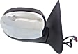 Driver and Passenger Side Mirror, Power Adjust, Non-Heated, Manual Folding, Chrome, In-housing Signal Light, No Memory, No Puddle Light, No Auto-Dim, No Blind Spot Feature, Contour Style