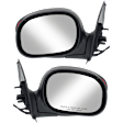 Driver and Passenger Side Mirror, Power Adjust, Non-Heated, Manual Folding, Paintable, In-housing Signal Light, No Memory, No Puddle Light, No Auto-Dim, No Blind Spot Feature, Contour Style