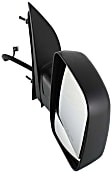 2008 Ford E-150 - Driver and Passenger Side Mirror, Power Adjust, Non-Heated, Textured Black, Manual Folding, No Signal Light, No Blind Spot Feature, No Memory, With Puddle Light, No Auto-Dimming