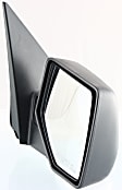 Driver and Passenger Side Mirrors, Power Adjust, Manual Folding, Non-Heated, Textured Black, No Signal Light, No Memory, With Puddle Light, No Auto-Dimming, No Blind Spot Feature