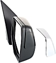 Driver and Passenger Side Non-Towing Mirrors, Power Adjust, Manual Folding, Non-Heated, With 1 Chrome and 1 Paintable Cap, No Signal Light, No Memory, With Puddle Light, No Auto-Dimming