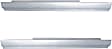 SET-FITN0749100L Rocker Repair Panel - Driver and Passenger Side, Unprimed, Steel, Direct Fit