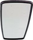Upper, Driver and Passenger Side Mirror Glass, Non-Heated, Flat, 12 volts, With backing plate