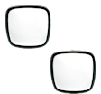 Driver and Passenger Side Mirror, Manual Adjust, Non-Heated, Manual Folding, Chrome, No Signal Light, No Memory, No Puddle Light, No Auto-Dimming, No Blind Spot Feature
