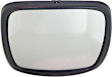 Lower, Driver and Passenger Side Mirror Glass, Heated, Convex, 12 volts, With backing plate