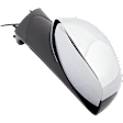 Driver and Passenger Side Hood Mirror, Manual Adjust, Heated, Chrome, No Signal Light Feature