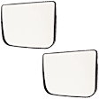 2008-2013 Kenworth T660 - Driver and Passenger Side Mirror Glass, Non-Heated, No Blind Spot Feature