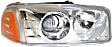 2004 GMC Sierra 1500 - Driver and Passenger Side Halogen Headlight, With bulb(s), OE Replacement