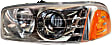 2004 GMC Sierra 1500 - Driver and Passenger Side Halogen Headlight, With bulb(s), OE Replacement