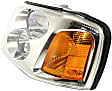 2004 GMC Envoy XL - Driver and Passenger Side Halogen Headlight, With bulb(s), OE Replacement
