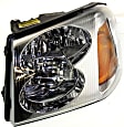 2004 GMC Envoy XL - Driver and Passenger Side Halogen Headlight, With bulb(s), OE Replacement