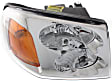 2003 GMC Envoy XL - Driver and Passenger Side Halogen Headlight, With bulb(s), OE Replacement, CAPA Certified
