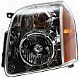 2010 GMC Yukon - Driver and Passenger Side Halogen Headlight, With bulb(s), OE Replacement