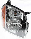 2010 GMC Yukon - Driver and Passenger Side Halogen Headlight, With bulb(s), OE Replacement