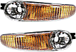 Driver and Passenger Side Parking Lights, Without bulb(s)